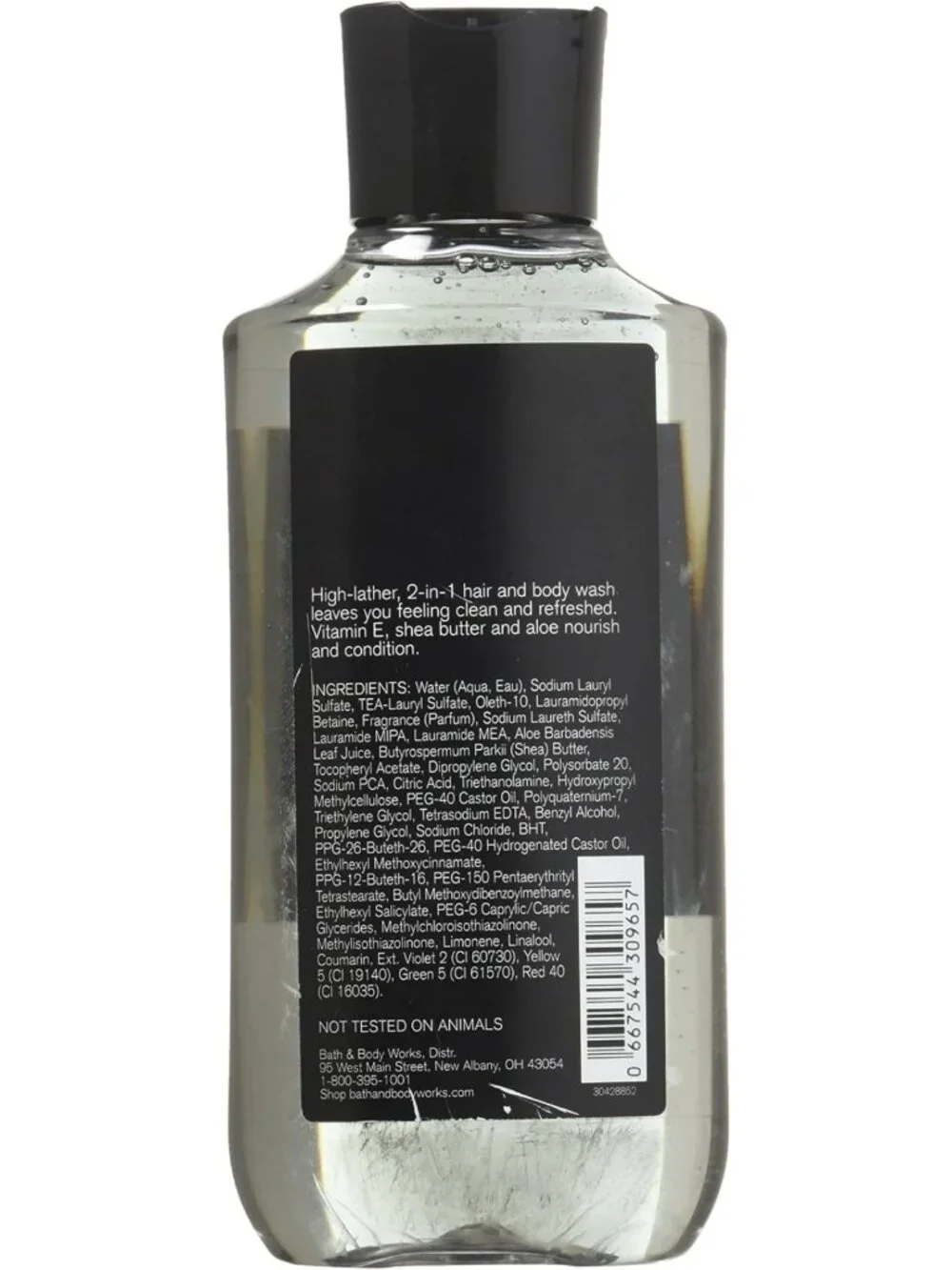 Men's 2-in-1 Hair & Body Wash - Signature Noir Scent, 10 oz, Refreshing Cleanse